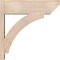 Ekena Millwork Thorton Slat Smooth Outlooker, Douglas Fir, 7 1/2"W x 24"D x 24"H OUT08X24X24THR06SDF - alternate 4